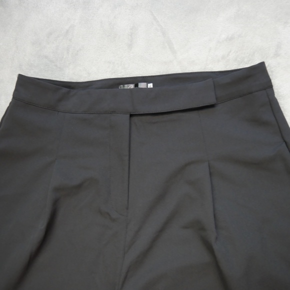 Jeaamksser Womens XL High Waisted Black Pleated Trousers Straight Leg Pants NWOT - Picture 4 of 12